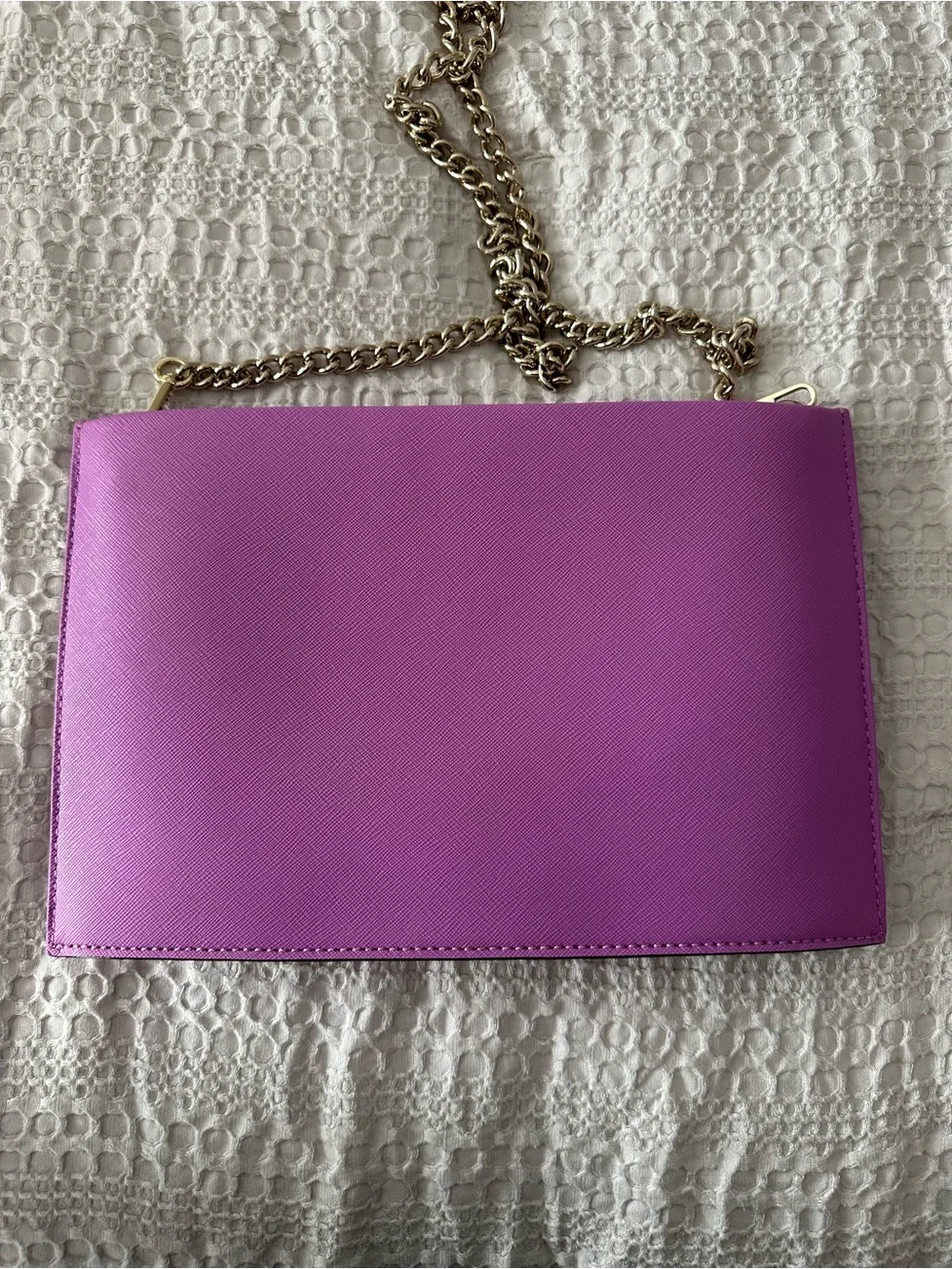 Kate Spade Cameron Street Soma Crossbody Bag Purple Saffiano Leather